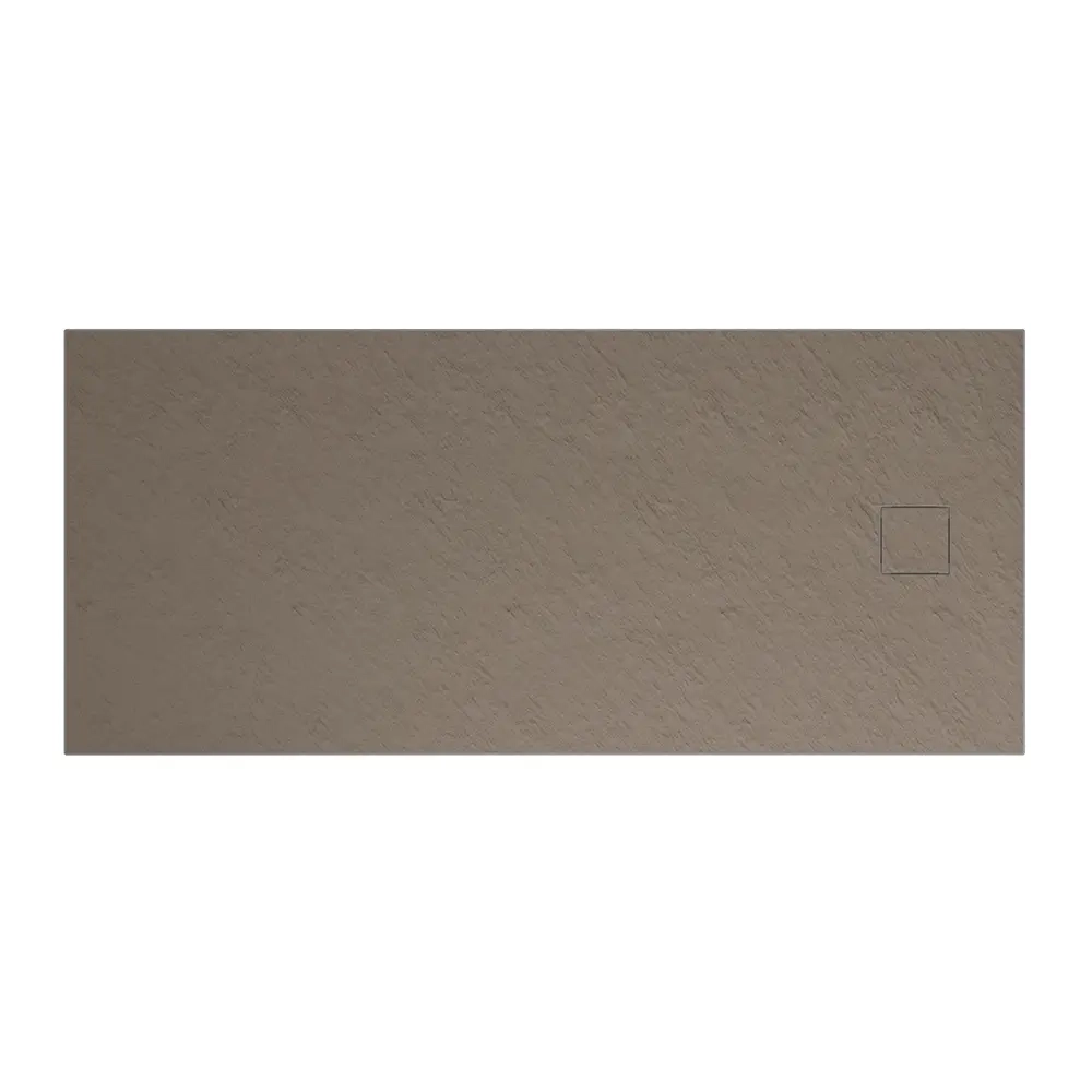Piatto doccia 70x160 cm colore marrone effetto pietra | Samos