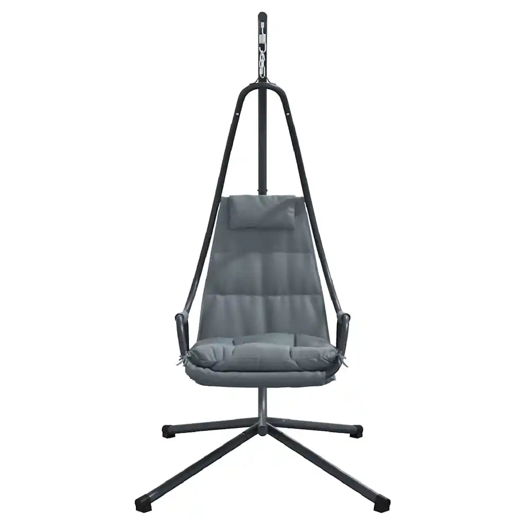 Sedia uovo sospesa Antracite 94 x 107 x 196,5 cm Acciaio 42003852