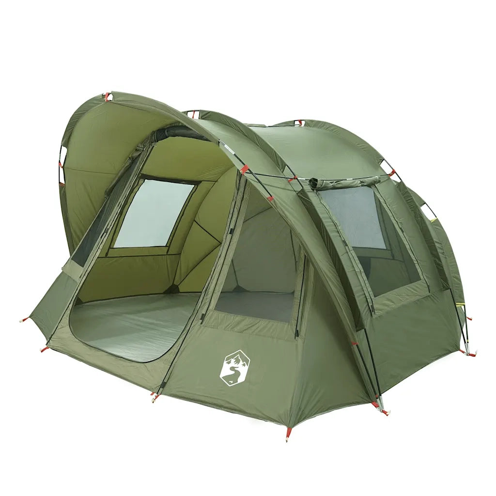Tenda da Pesca per 2 Persone Verde Oliva Impermeabile