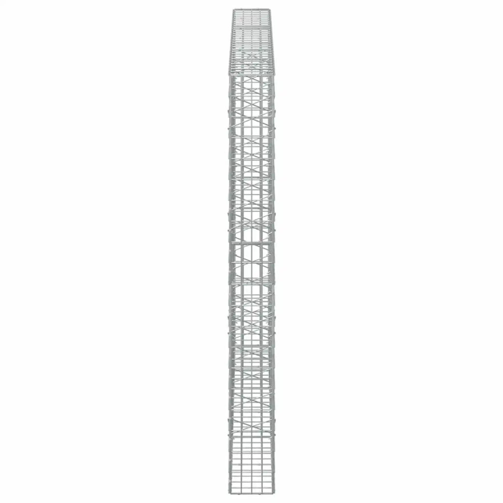 Gabione con Filo da 3,5 mm e Rete da 5x10 cm 300x20x200 cm 3462672