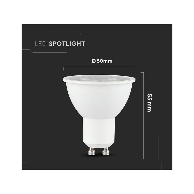 Lampada Led GU10 8W 220V 38 Gradi Caldo 3000K Angolo Stretto SKU-218751