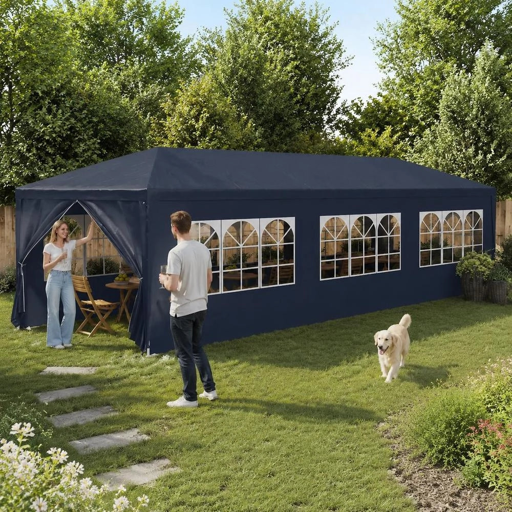 Party Tent 3x9 M Blue