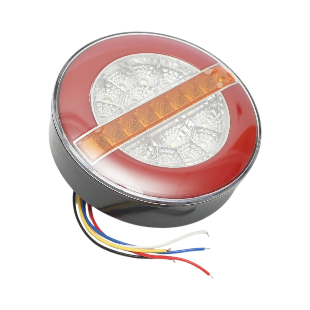 Luce freno posteriore rotonda LED 12V/24V universale 140x40mm Breckner Germany