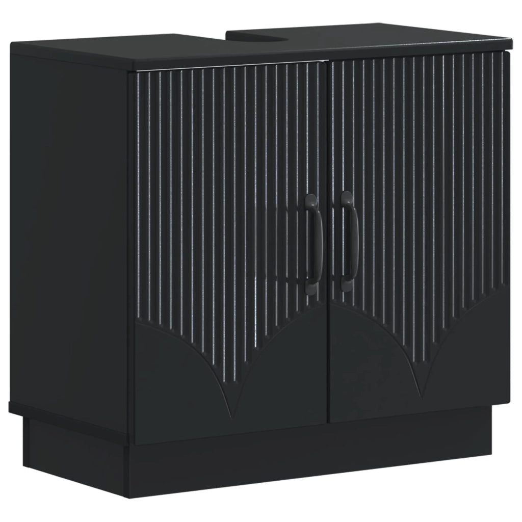 Armadio per Lavabo da Bagno HOORN Nero 59,5 x 31,5 x 56 cm 897226