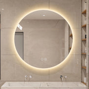 SPECCHIO LED ROTONDO DA BAGNO 80 cm SILVER, DA PARETE, DIMMERABILE