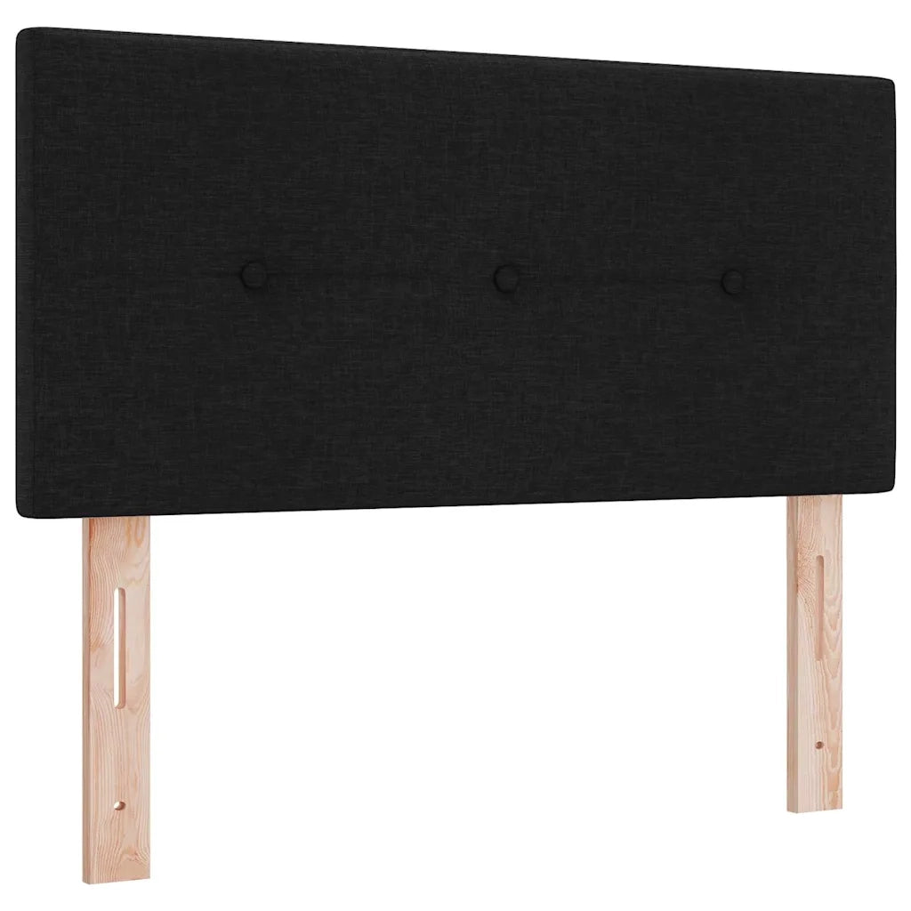 Testiera-Testata-Testiera Decorativa Nero 80 cm Tessuto