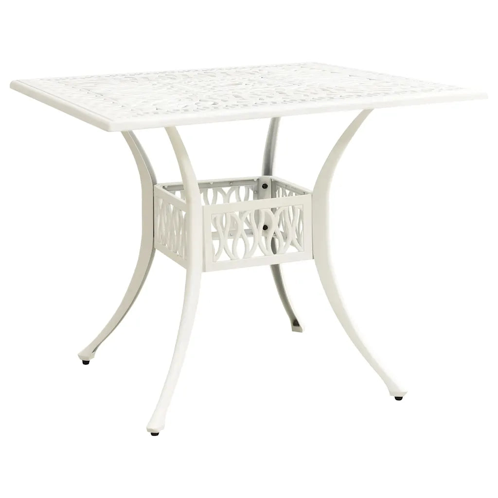 Set da Bistrot 5 pz in Alluminio Pressofuso Bianco 3070615