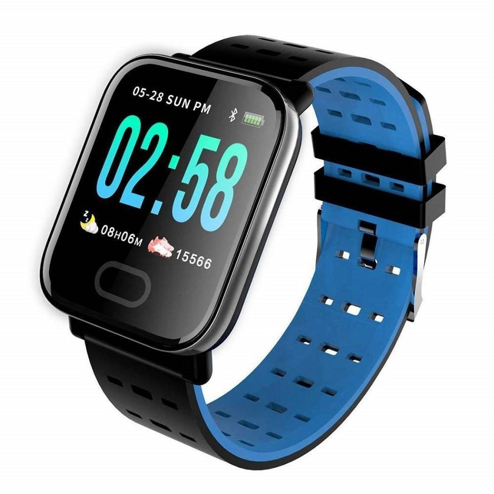 Trade Shop - Smart Watch A6 Bracciale Pressione Sanguigna Frequenza Cardiaca Monitor Fitness -