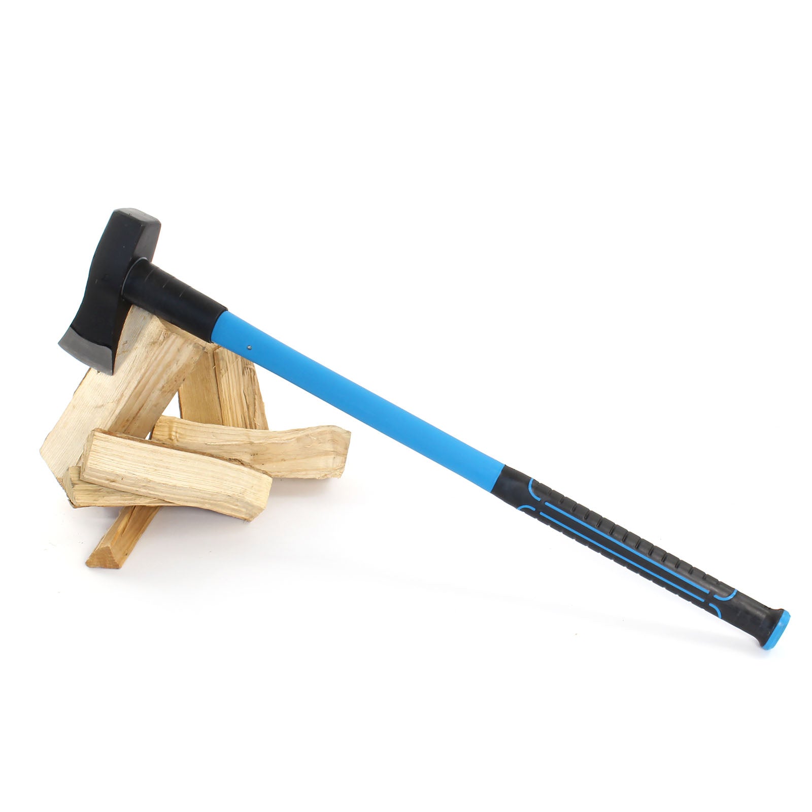 Ascia da spacco 2700g, lama acciaio al carbonio, manico in fibra di vetro 910mm Mazza spaccalegna