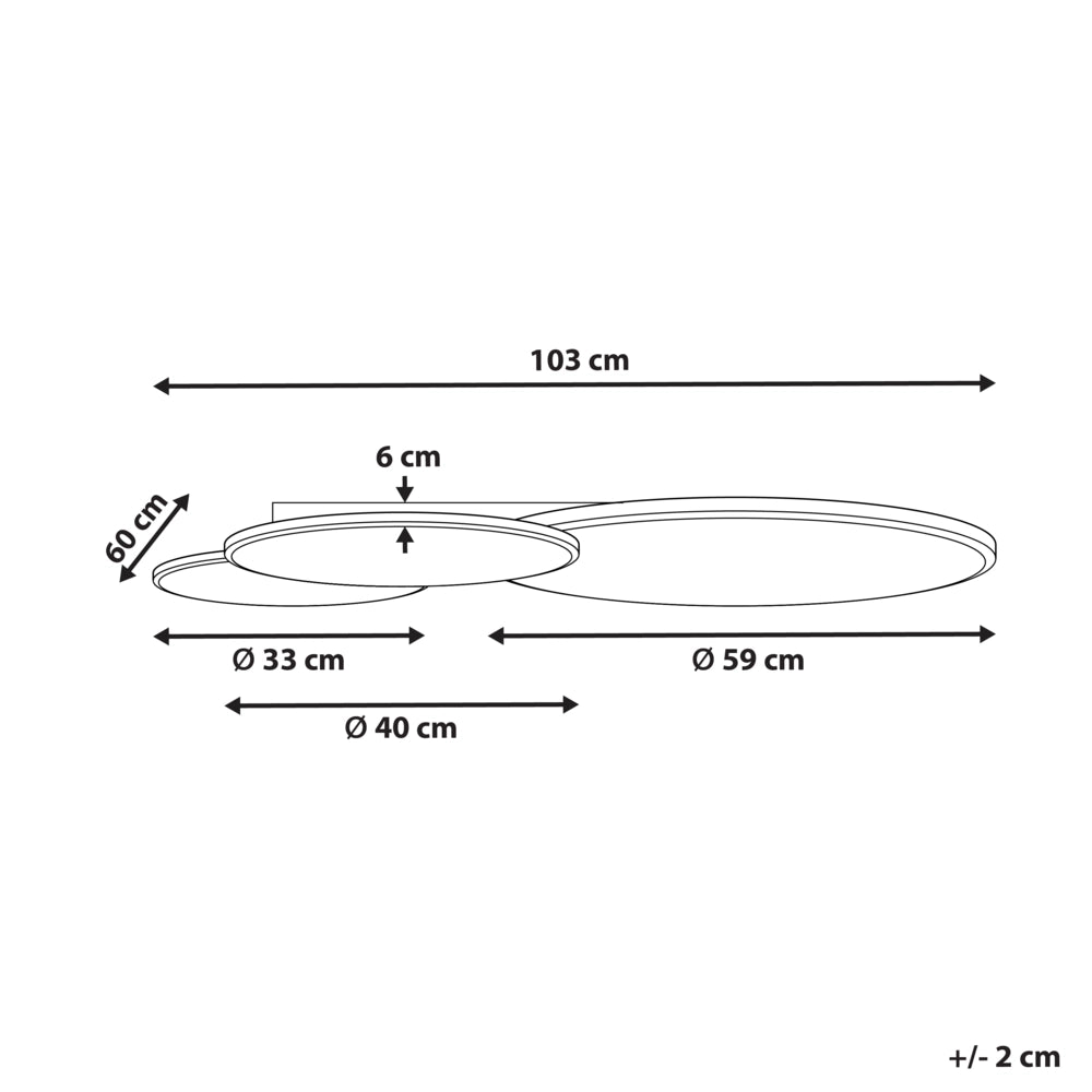 Lampada da soffitto Forma rotonda con paralume acrilico bianco per l'illuminazione d'accento di design della stanza