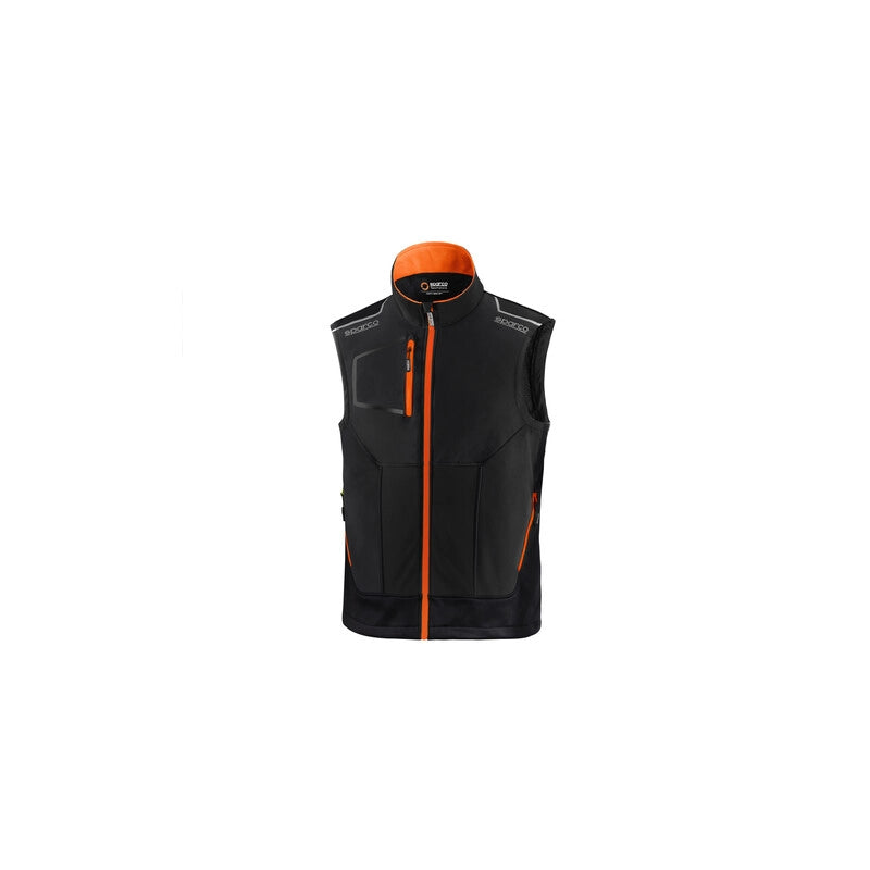 SPARCO GILET ILLINOIS BLACK ORANGE TG S- 1,0 pz