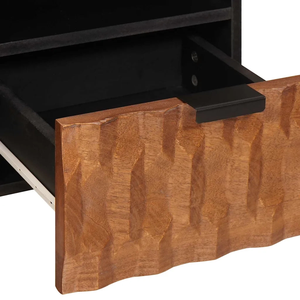 Mobile TV con cassetto Finitura Marrone Acacia 100 x 33 x 46 cm 4017918