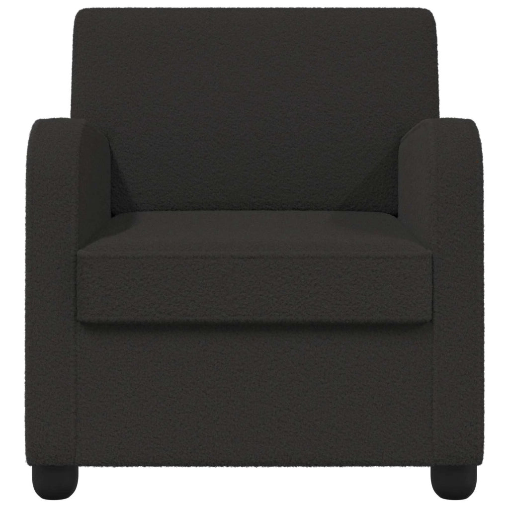 Poltrona Nero Pelliccia sintetica di agnello 42043410