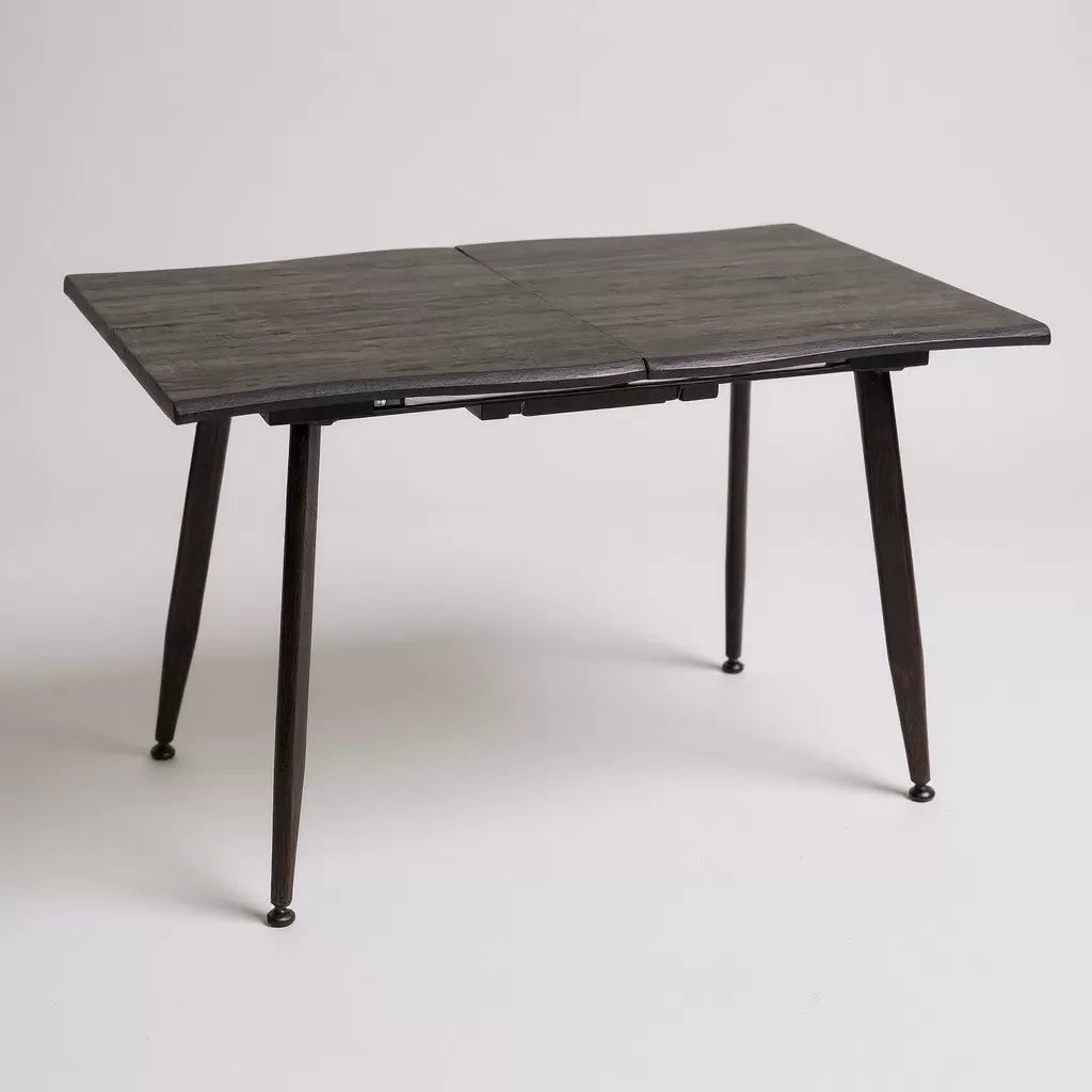 Tavolo moderno design allungabile rovere grigio 140x85x76 - Mobili 2G