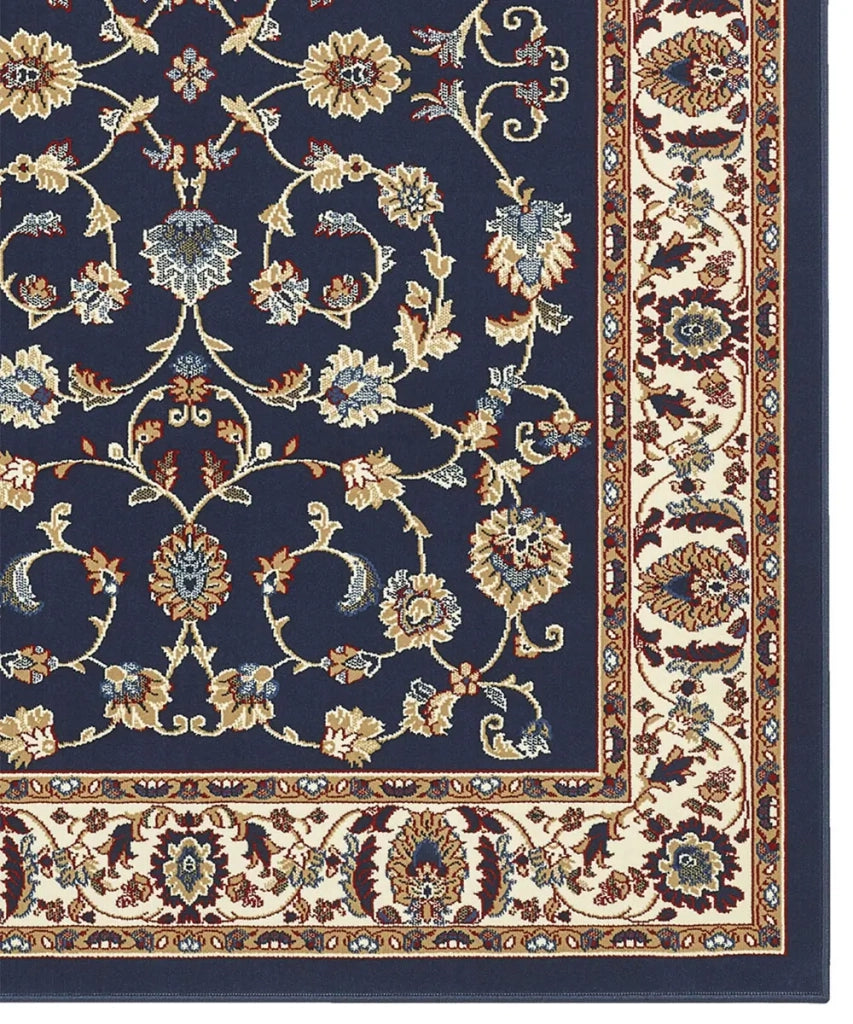 Tappeto passatoia ROYAL SHIRAZ 2079 BLU cm.100x300 arredo casa disegno moderno geometrico arredo casa