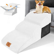 Hondentrap 3 gradini, hondenhelling portatile con assorbimento alto per cani piccoli, trappola per animali domestici con copertura rimovibile e lavabile, ideale per divano e letto