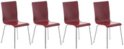 Set 4 Sedie Visitatore PEPE rosso