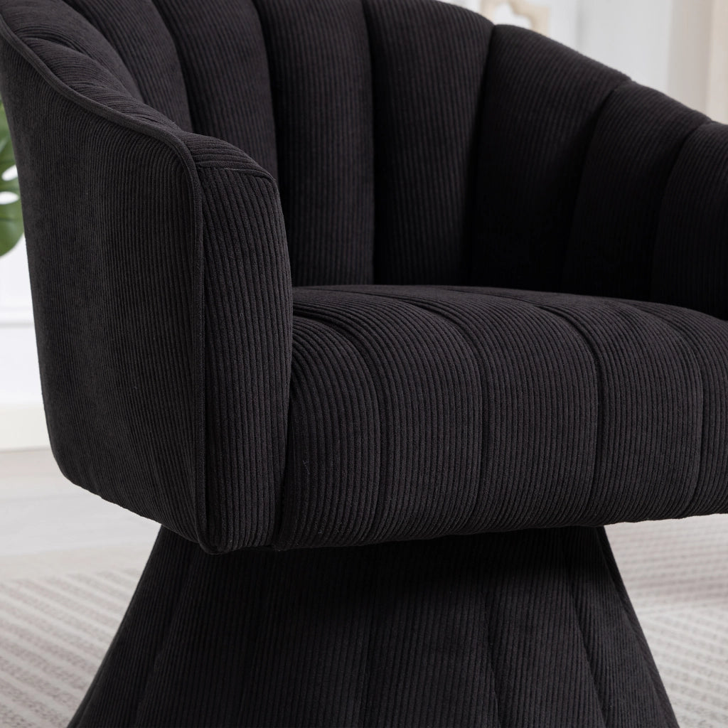 Poltrona Girevole da Ufficio Ergonomica ¨C Xylo ¨C Nera, Braccioli, Design Moderno
