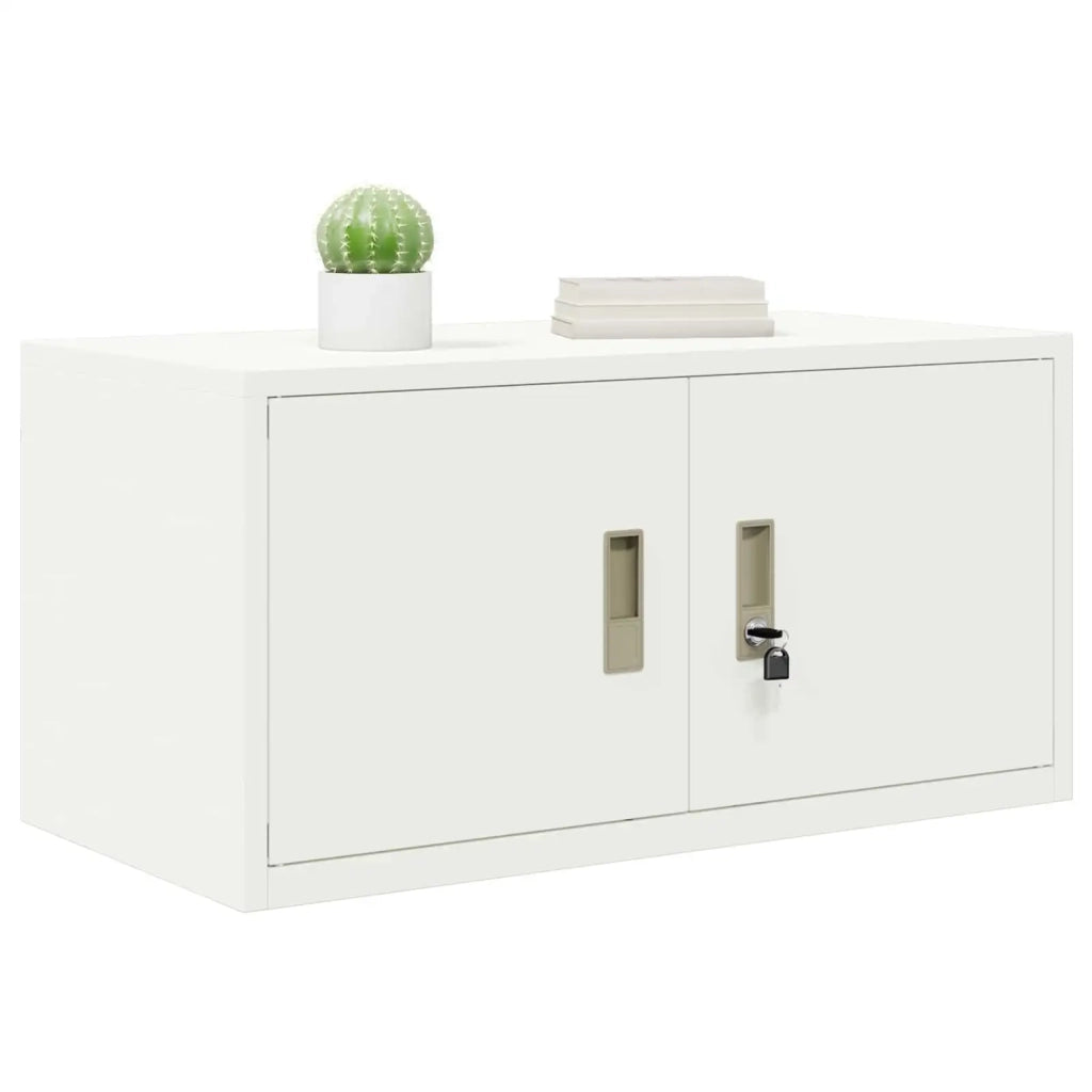 Armadio Bianco 80 x 40 x 40 cm Acciaio 891675