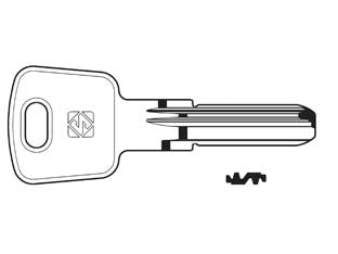 CHIAVI PUNZONATE PER CILINDRI OMEC 6 SPINE OC4- - OC4 - 5 pezzi SILCA