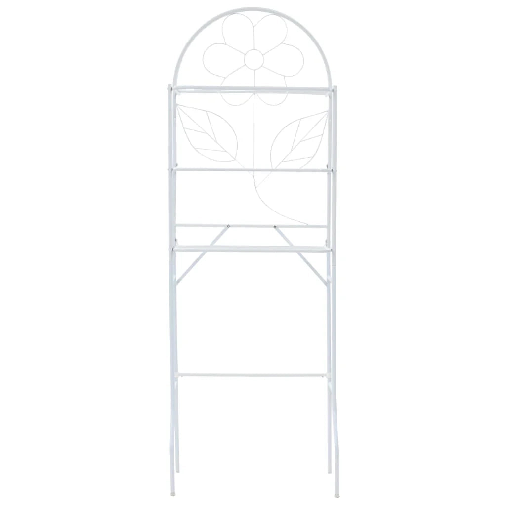 Mensola da bagno 60 x 33 x 174 cm bianco 02_0000683