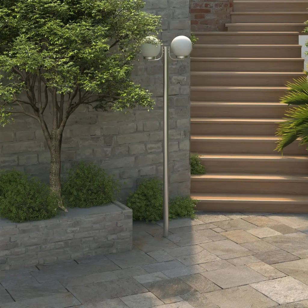 Lampione da Giardino con 2 Lampade 220 cm CFW5990787