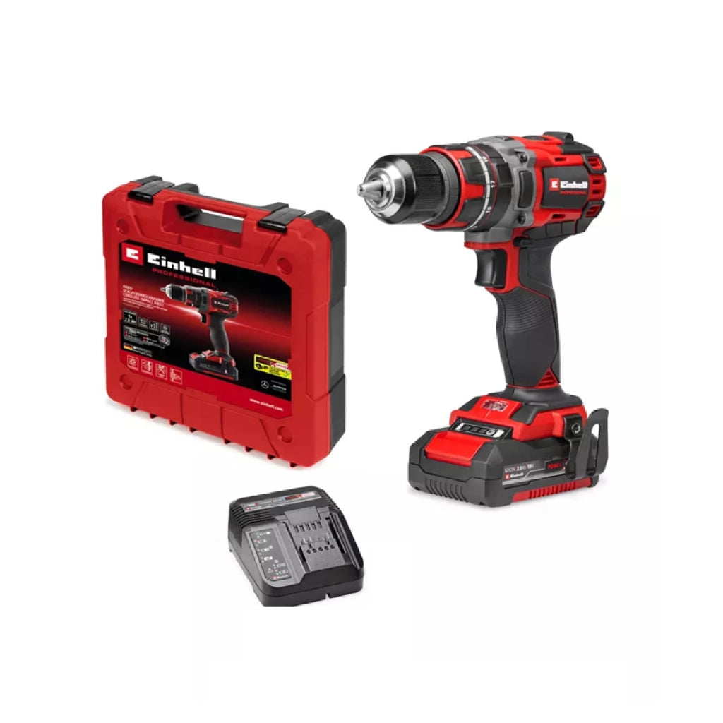 Trapano a percussione a batteria TP-CD 18/60 Li- i BL (1x2,0Ah) PROFESSIONAL Einhell riparazione e ristrutturazione