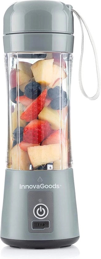 Blender portatile per Smoothie e Succo - 380 ml, 17000 giri/min. Ideale per Detox e Alimentazione dei Bambini