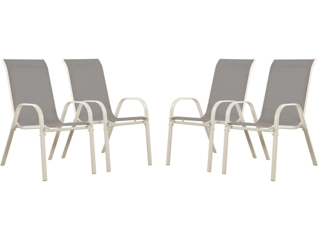 Salotto da giardino in textilene" Cordoba  XL 180" - Phoenix -Grigio