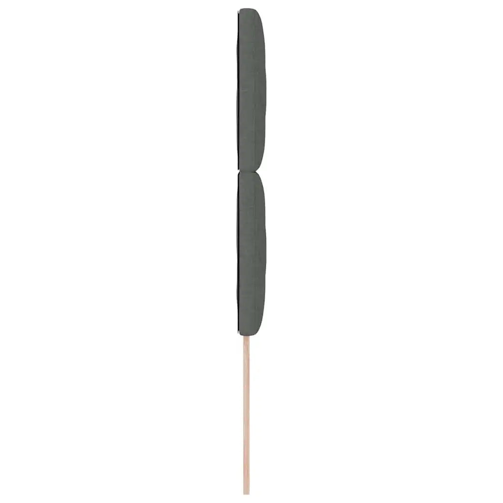 Testiera con testiera Grigio scuro 90 cm Pelle Sintetica 3337887