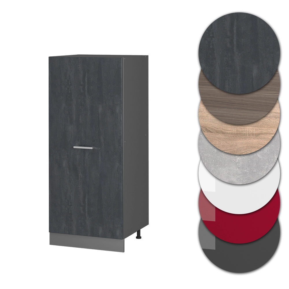 Vicco mobile cucina dispensa Calcestruzzo nero 60 cm