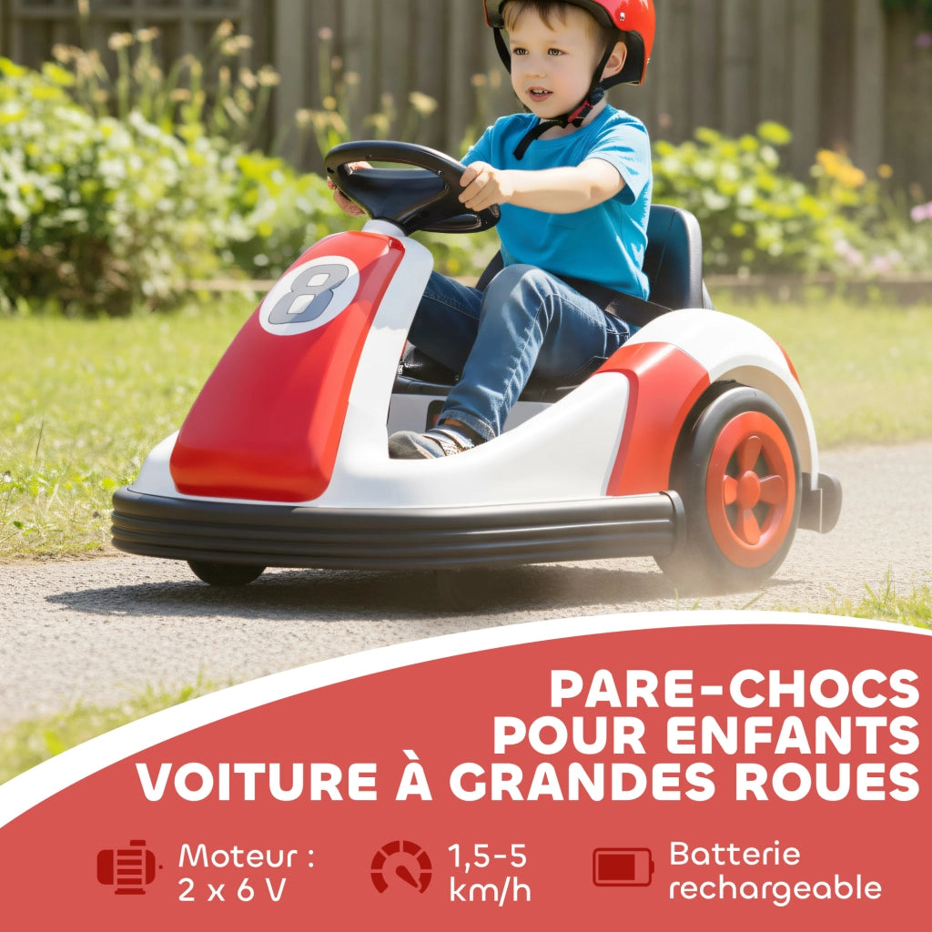 Auto tampone elettrica per bambini ¨C zephmum ¨C 6V, 360¡ã, doppio motore