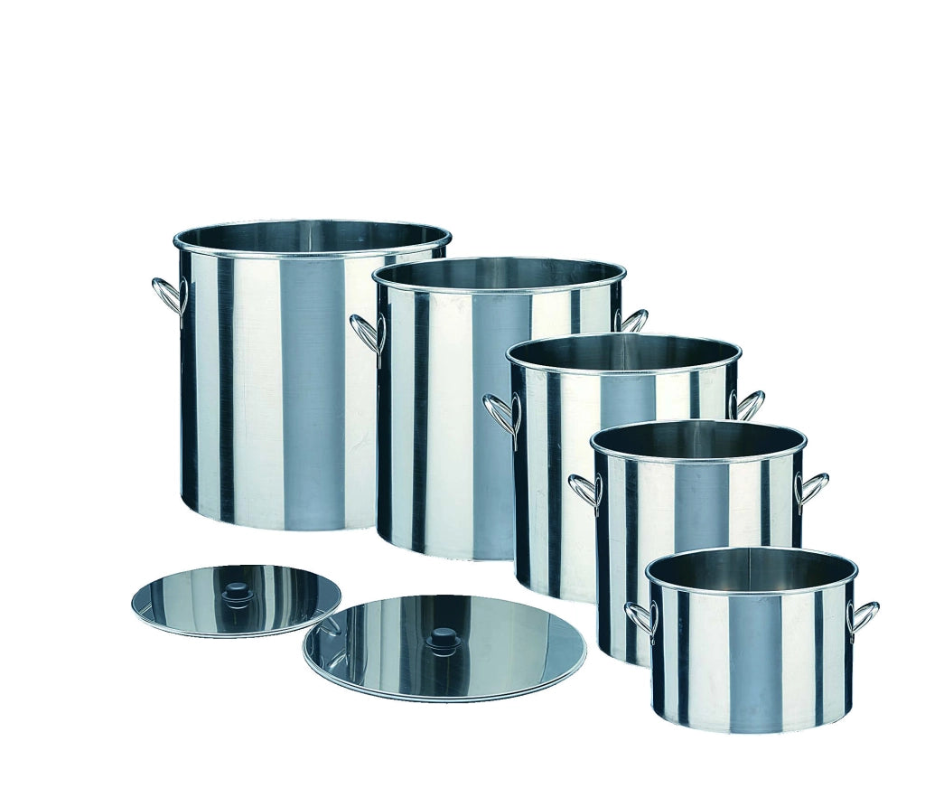 BOLLITORE CON COPERCHIO Ø 450x345h mm - cap.lt 55 - MINOX