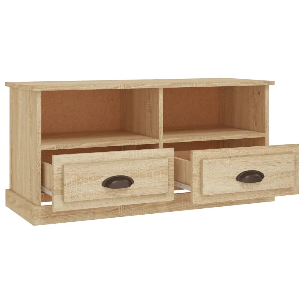 Mobile Porta TV Rovere Sonoma 93x35,5x45cm in Legno Multistrato 816467