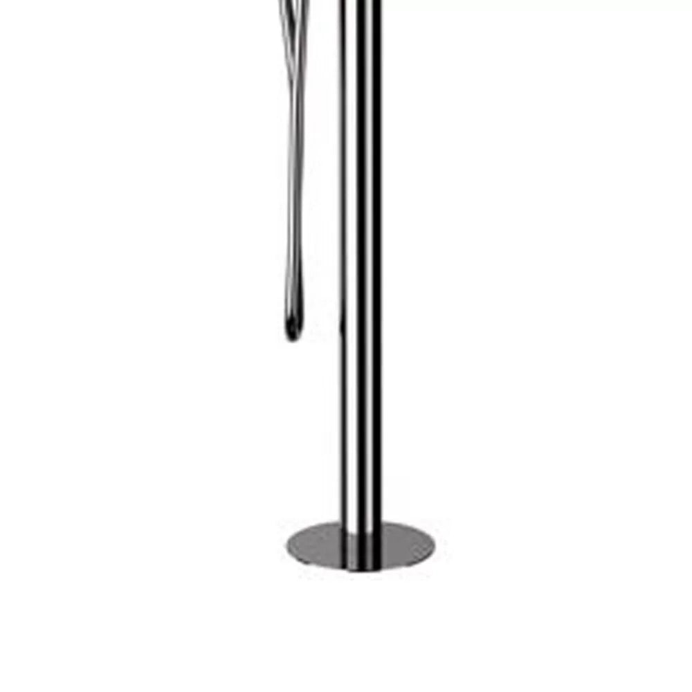 Miscelatore bordo vasca da pavimento cromato - Serie X Style