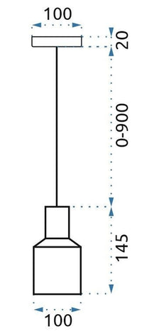 Lampada Lastri Black APP930-1CP