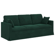 Divano | Divano da soggiorno | Sofa Verde Scuro 198 x 78 x 80 cm Velluto
