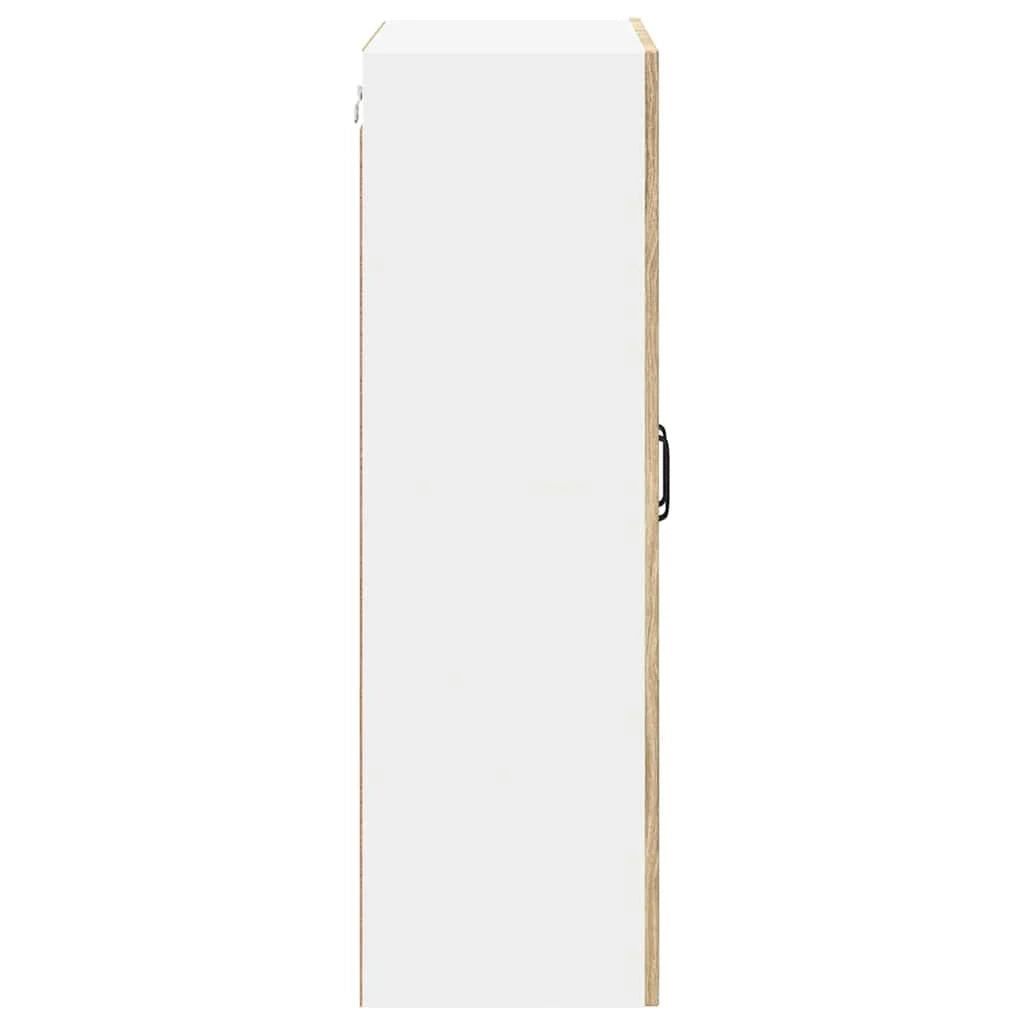 Mobile da cucina rettangolare moderno con ampio spazio interno contenitivo 60 x 31 x 100 cm realizzato in legno ingegnerizzato di rovere Sonoma 02_0053815