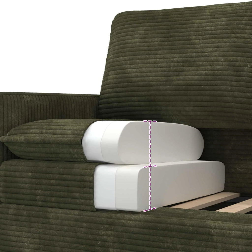 Divano Verde 156 x 81 x 87,5 cm Poliestere 42028871