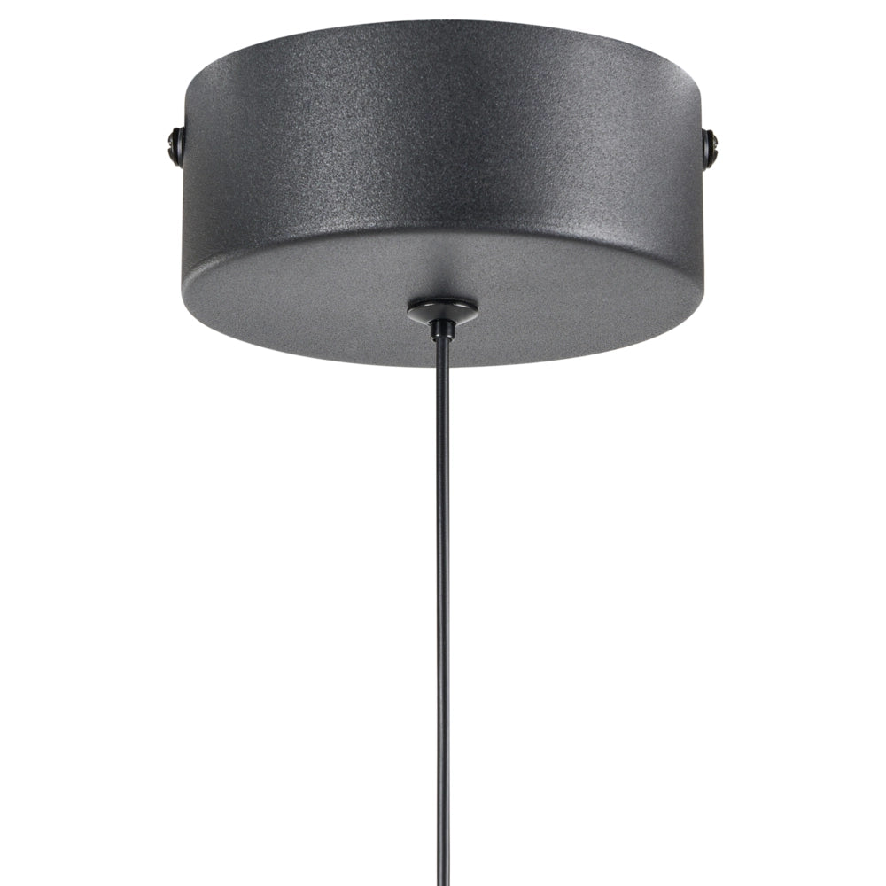 Lampadario in metallo ferro multicolore e paralume in vetro stile moderno glamour soggiorno