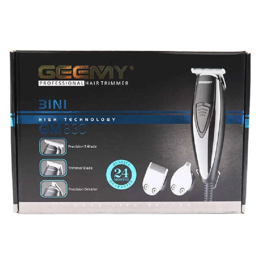 Trade Shop - Trimmer Tagliacapelli Barba Rasoio 3in1 Professionale Elettrico Con Filo Gm-830 -