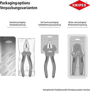 Pompa ad alta pressione in acciaio inox, con superficie antiscivente in plastica 125 mm 87 03 125