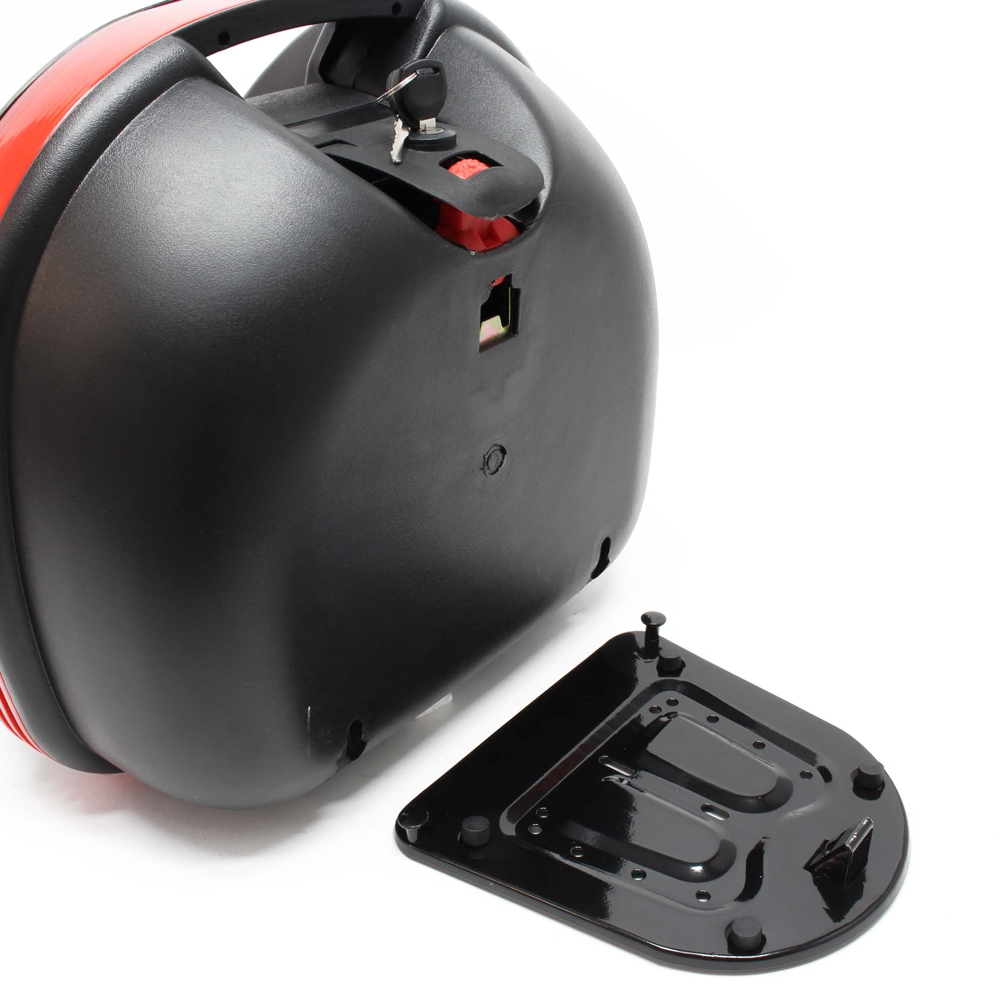 Bauletto posteriore per scooter e moto 31 litri nero opaco 46x39,5x28,5 cm Top case rigido