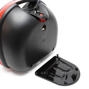 Bauletto posteriore per scooter e moto 31 litri nero opaco 46x39,5x28,5 cm Top case rigido