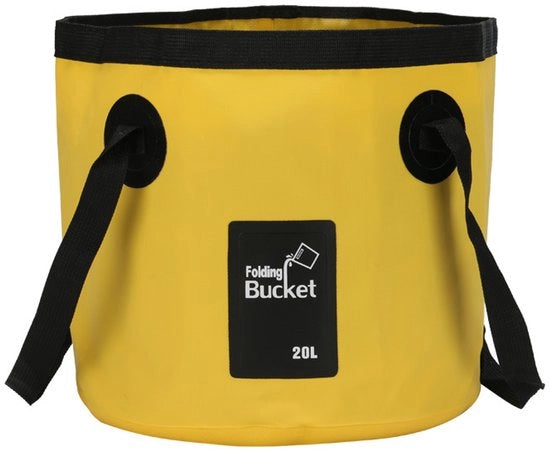 Contenitore da campeggio pieghevole - contenitore da campeggio pieghevole 20L, contenitore da giardino pieghevole, contenitore da viaggio leggero da trasportare per campeggio, viaggio, escursioni, pesca, navigazione e giardinaggio.
