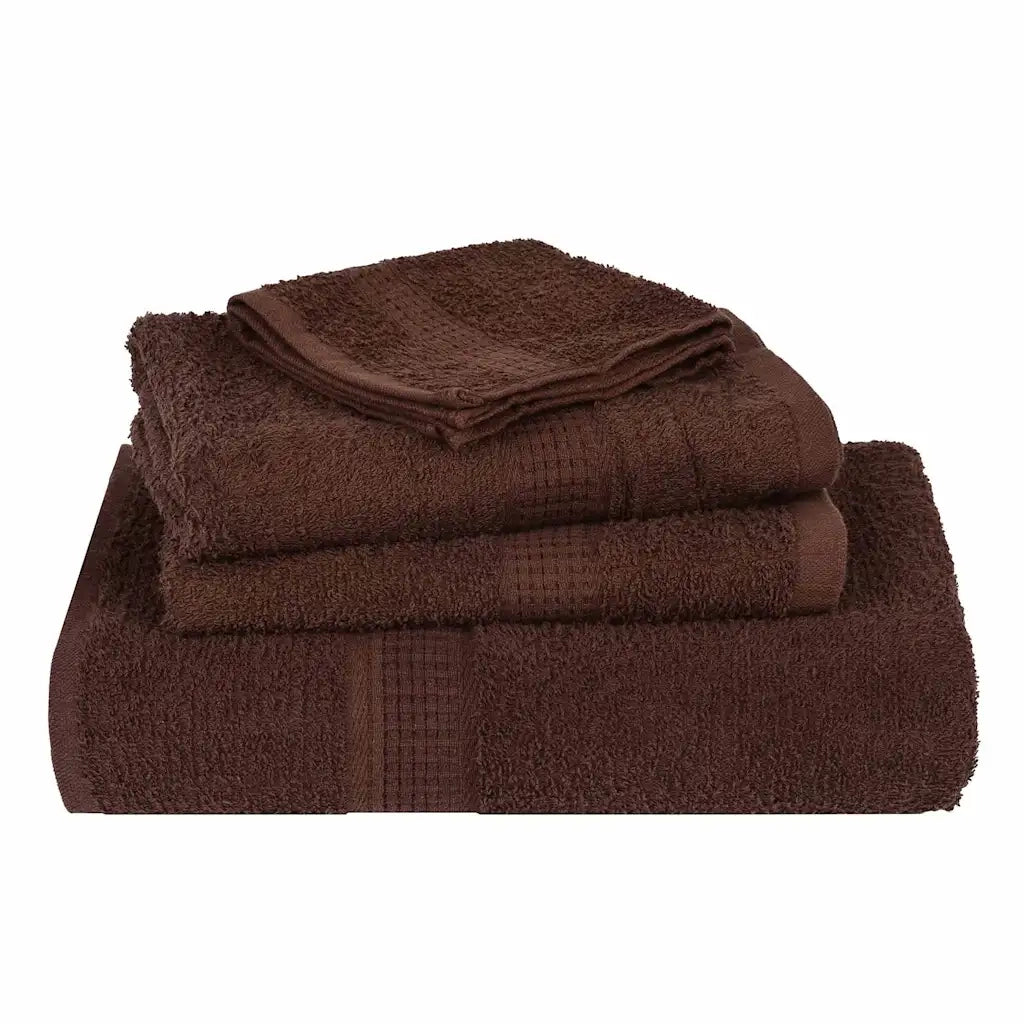 Asciugamani FROGN 10 pz Marrone 50x100 cm 360 g/m² 136760
