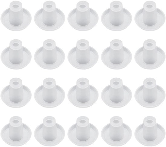 Jaloezie 20 pezzi - Interruttori per staffa inferiore - Plastica - Diametro foro 5/16" - Leggero - Sostenibile - Blindatura