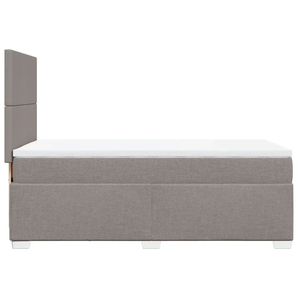 Giroletto a Molle con Materasso Tortora 80x200 cm inTessuto 3290312