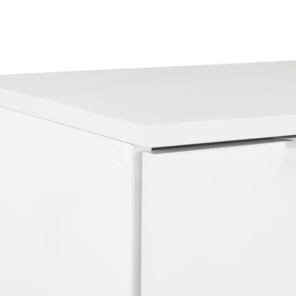 Credenza con Finitura Lucida Bianca 71x35x80 cm in Truciolato 283715
