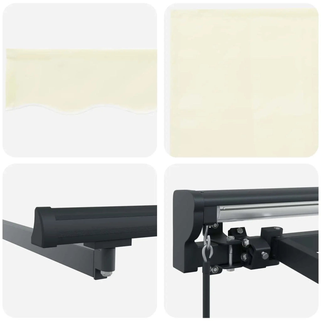Tenda retrattile manuale Crema 5 × 3,5 m 3420478